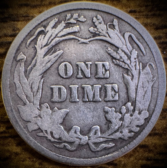 1913 Silver Barber Dime Type Coin1