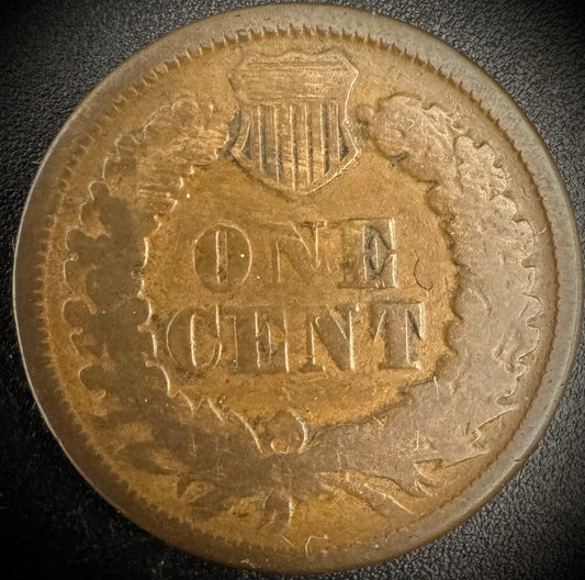 1864 Indian Head Cent Penny Civil War Era Coin Bronze G-VG1