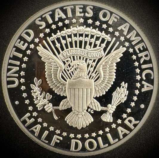 1997-S GEM PROOF Kennedy Half Dollar 90% SILVER 50C DEEP ULTRA CAMEO1