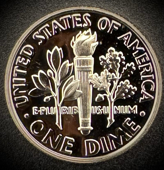 2001-S GEM PROOF Roosevelt Dime 10C Clad DEEP CAMEO Coin1