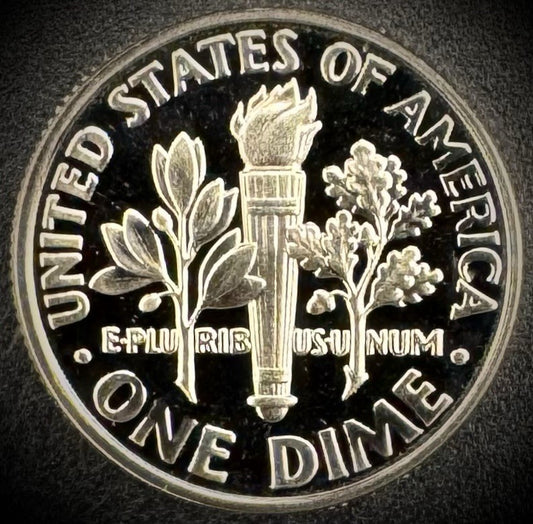 2000-S GEM PROOF Roosevelt Dime 10C Clad DEEP CAMEO Coin From US Mint Proof Set1