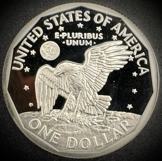 1981-S Susan B Anthony GEM Proof One Dollar Type 2 DEEP ULTRA CAMEO1