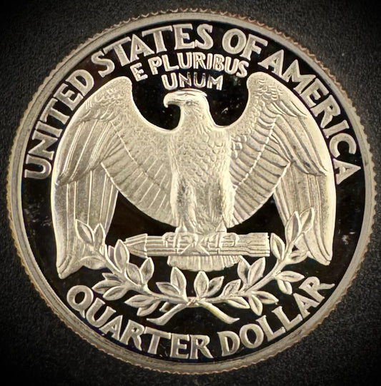 1997-S Washington Quarter PROOF Clad DEEP ULTRA CAMEO Coin1