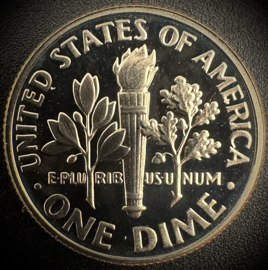 1991-S GEM PROOF Roosevelt Dime 10C Clad DEEP CAMEO Coin From US Mint Proof Set1