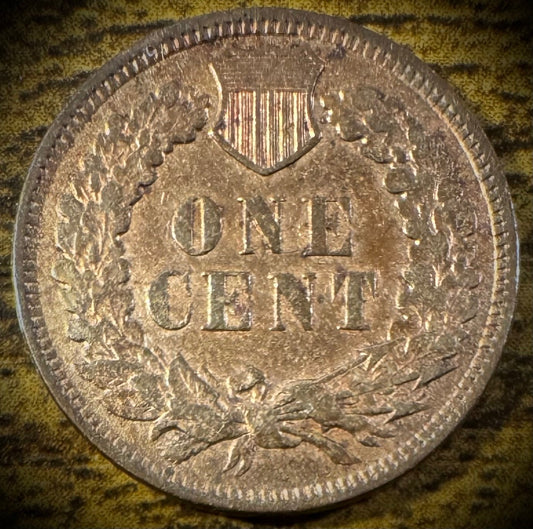 1907 Indian Head Cent Penny Full Liberty 3+ Diamonds1