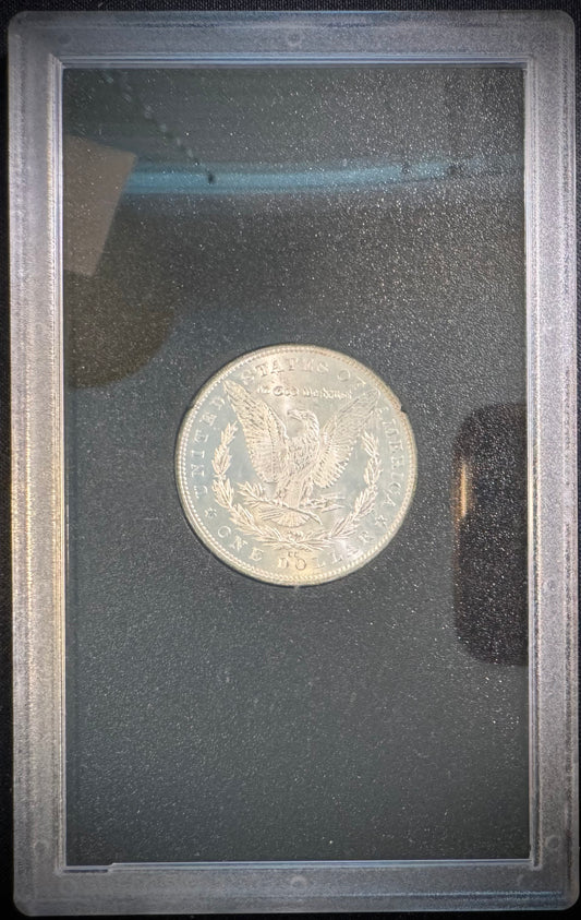 1884-CC Morgan Silver Dollar in Original GSA packaging with Certificate of Authenticity