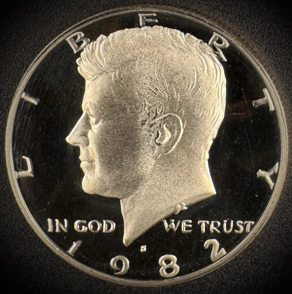 1984-S PROOF Kennedy Half Dollar Clad 50C DEEP ULTRA CAMEO0