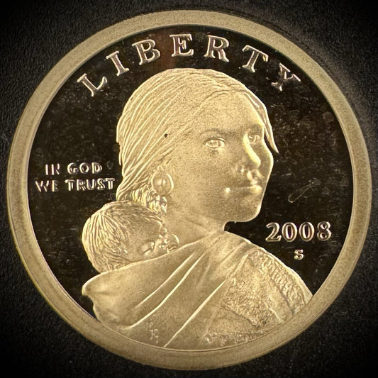 2008-S Sacagawea Dollar PROOF DEEP ULTRA CAMEO Coin0