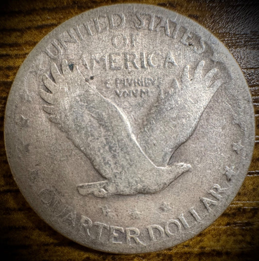 1927-S 25C Standing Liberty Quarter KEY DATE LOW Mintage 396,000 #11