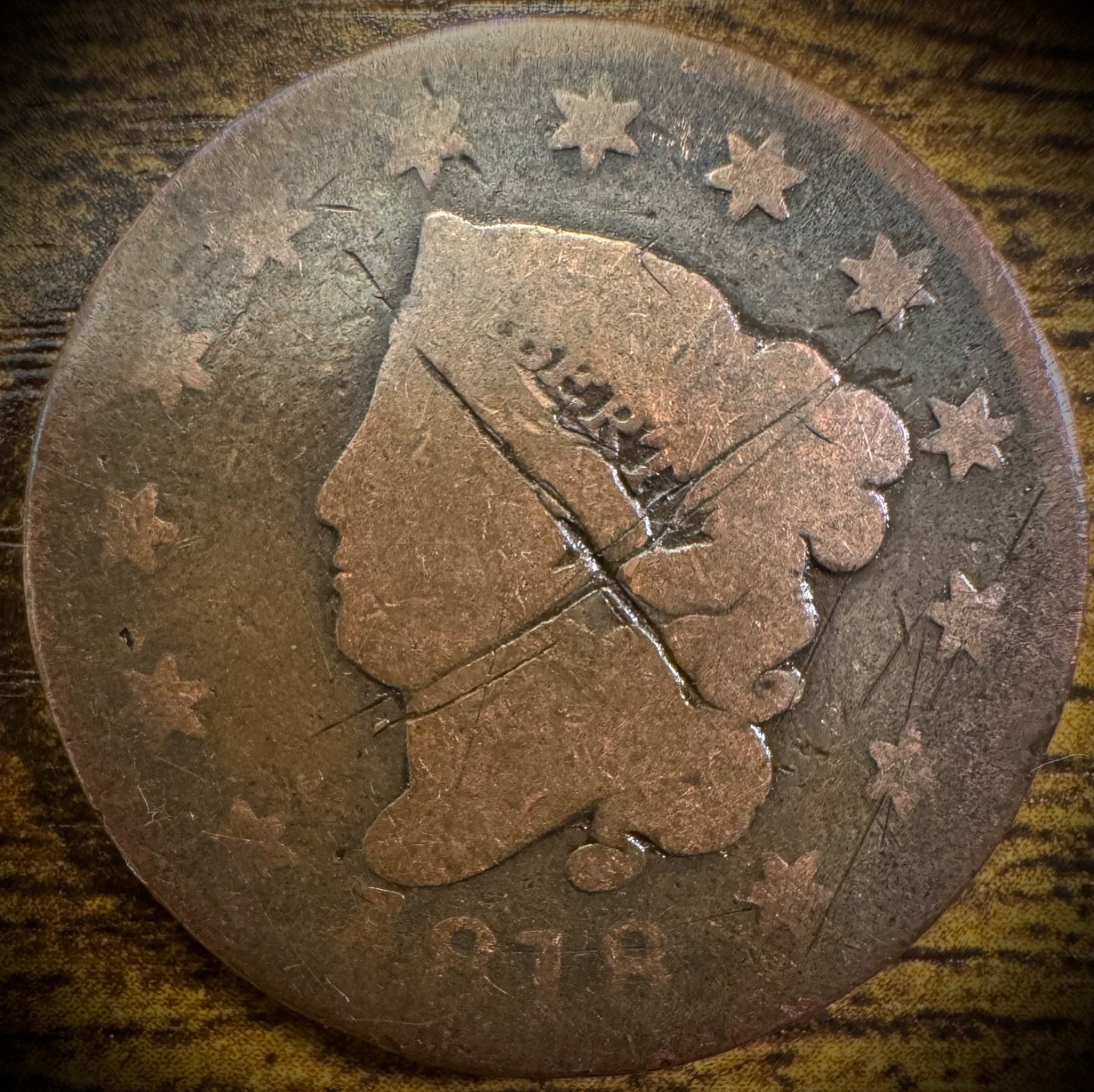 1818 Large Cent Coronet Head Matron Style #30