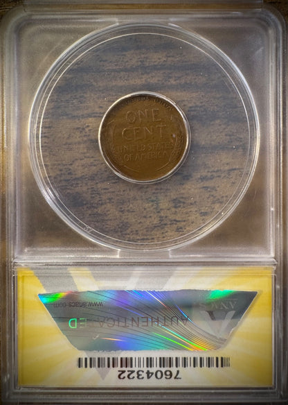 1909-S VDB Lincoln Wheat Cent KEY DATE OF SERIES ANACS EF XF 451