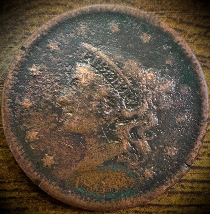1838 Large Cent Coronet Head Matron Style #20