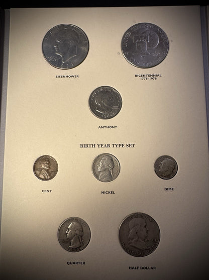 20th Century US Type Coins COMPLETE SET 36 Coins Includes Birth Year 1950 SILVER5
