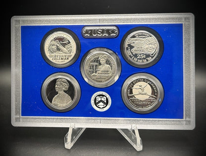 2023-S American Women Quarter GEM PROOF Clad 5 Coin Set w 2023 US MINT Box COA0