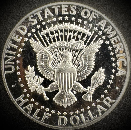 1968-S Kennedy 40% SILVER Half Dollar GEM PROOF 50C DEEP ULTRA CAMEO1