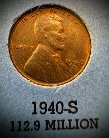 1909 VDB-1974 P D S Lincoln Cent Starter Set 154 Coins 1960-D Small Date Whitman13