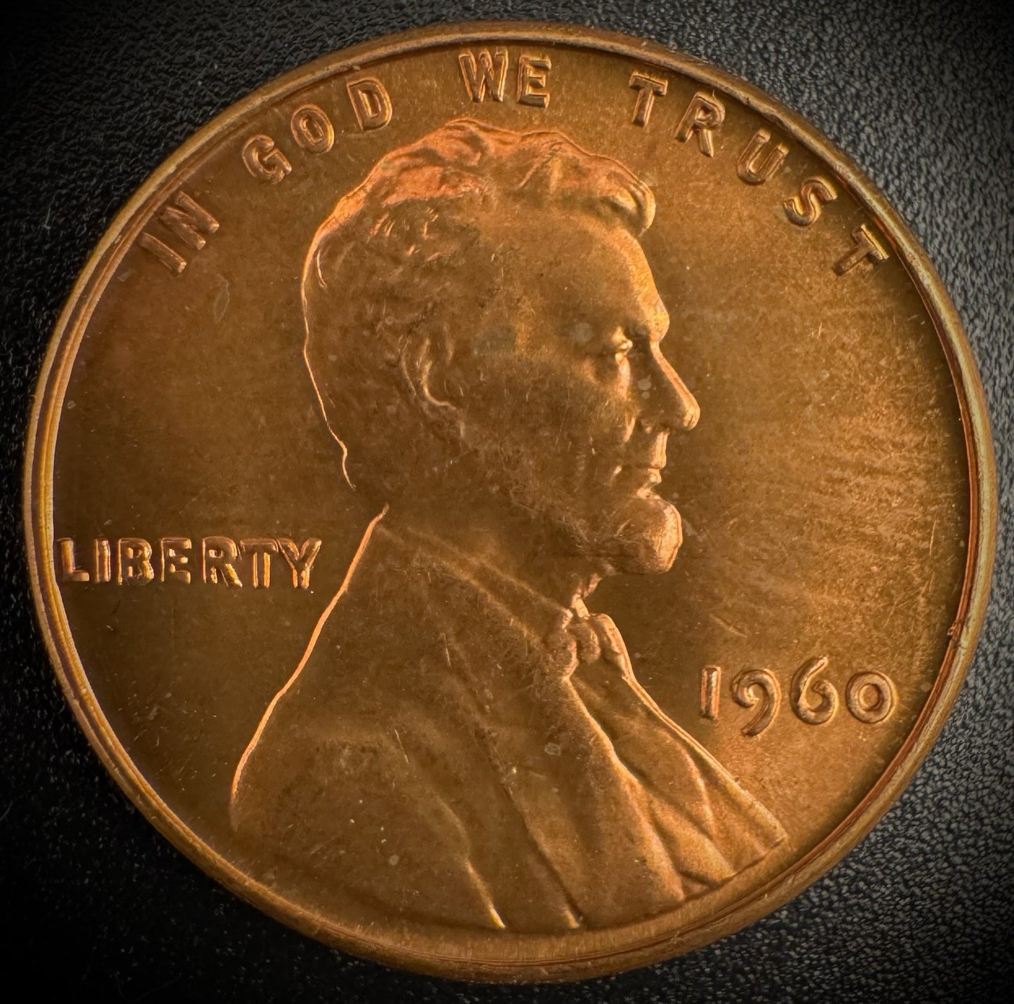 1960-P SMALL DATE Lincoln Memorial Cent Penny RED LUSTROUS GEM #30