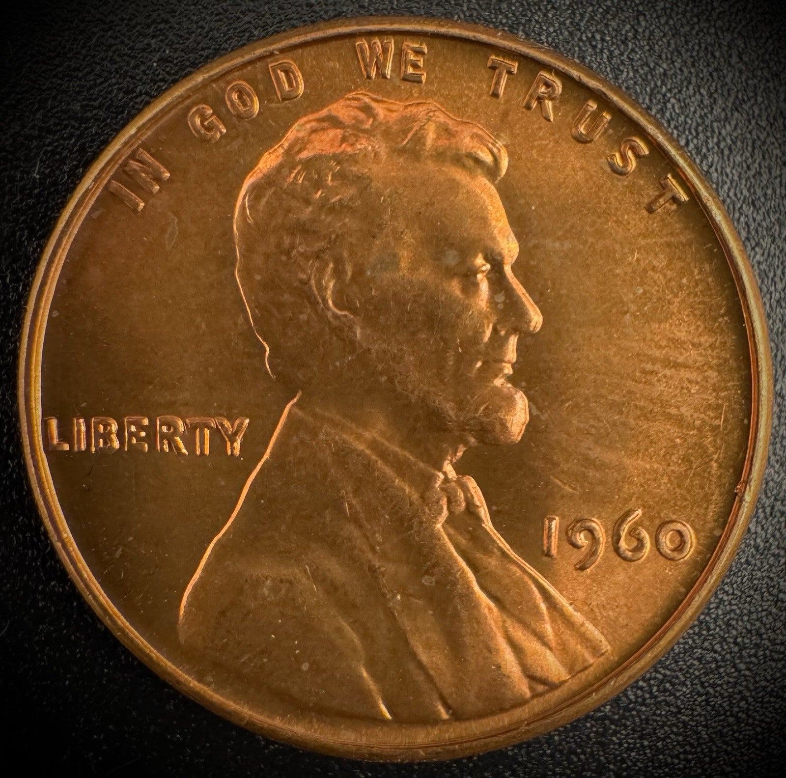 1960-P SMALL DATE Lincoln Memorial Cent Penny RED LUSTROUS GEM #30