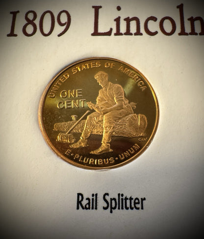 2009-S Lincoln Bicentennial Cent GEM PROOF 4 Coin Set GORGEOUS Naturally Toned6