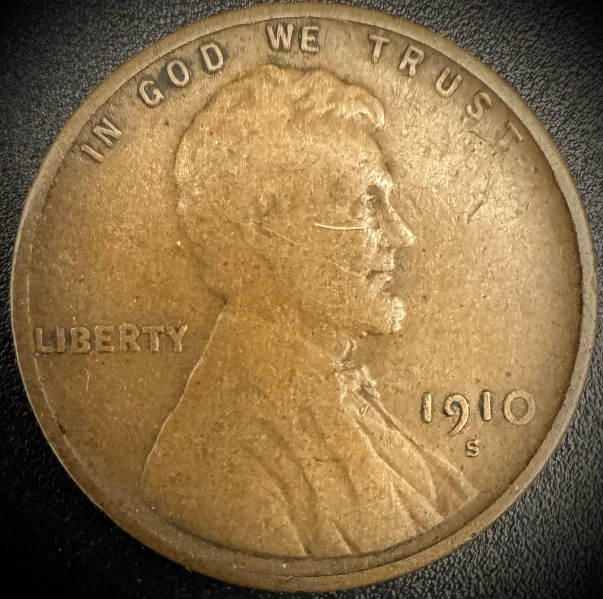 1910-S Lincoln Wheat Cent Penny SEMI-KEY DATE F0