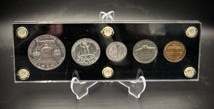 1962 US Mint Proof Set Gem PROOF Coins In New Capital Holder 90% Silver1