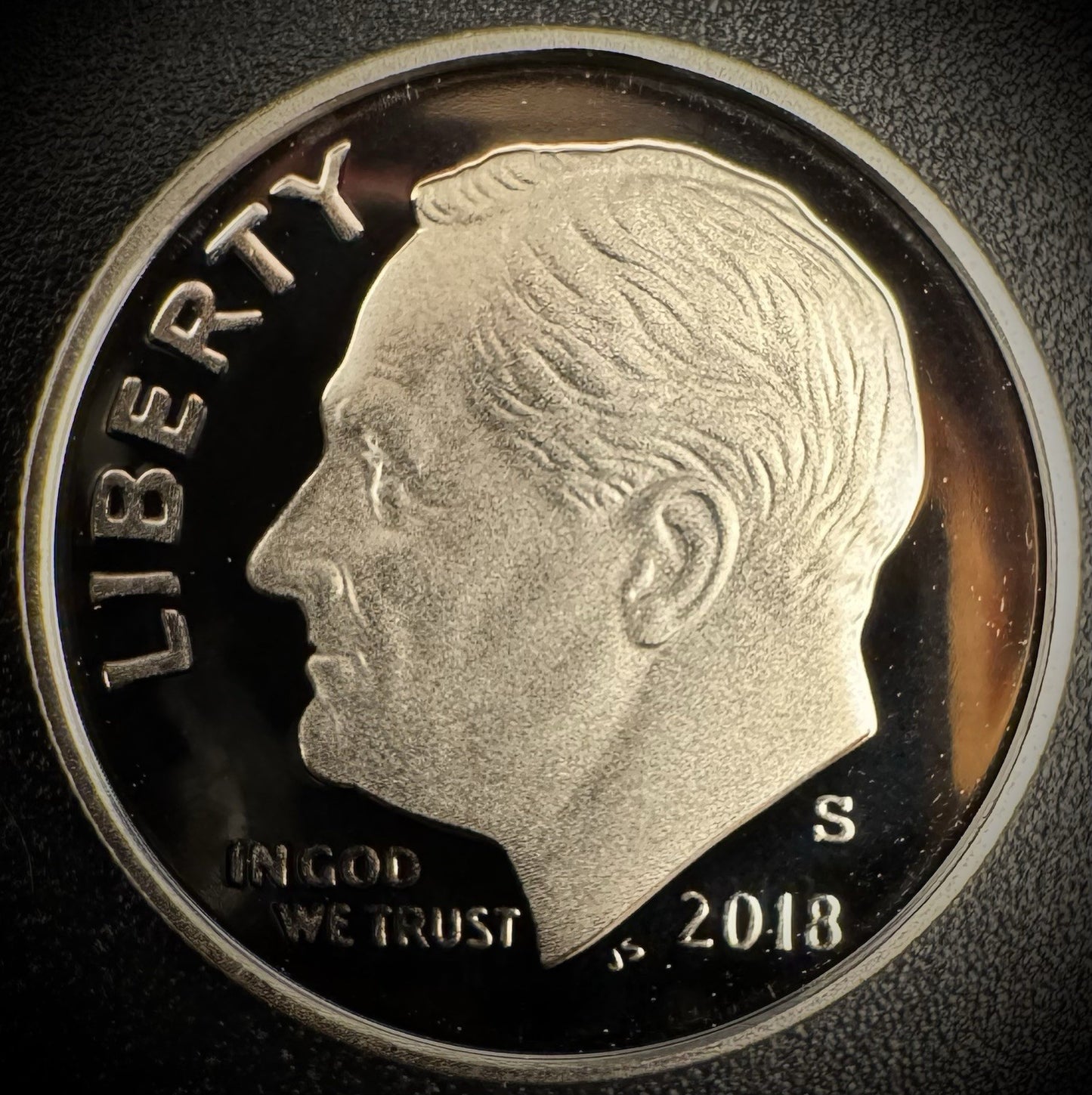 2018-S GEM PROOF Roosevelt Dime 10C Clad DEEP CAMEO Coin0