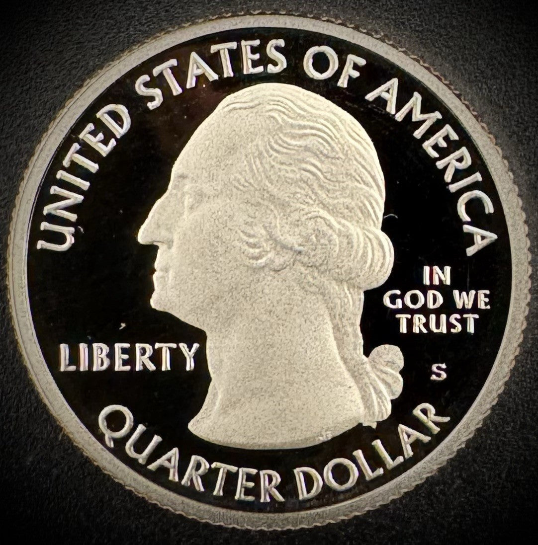 2017-S GEM PROOF America the Beautiful George Rogers Clark Clad Quarter DEEP CAM0