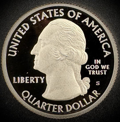 2017-S GEM PROOF America the Beautiful George Rogers Clark Clad Quarter DEEP CAM0
