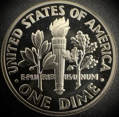 1998-S GEM PROOF Roosevelt Dime 10C Clad DEEP CAMEO Coin From US Mint Proof Set1