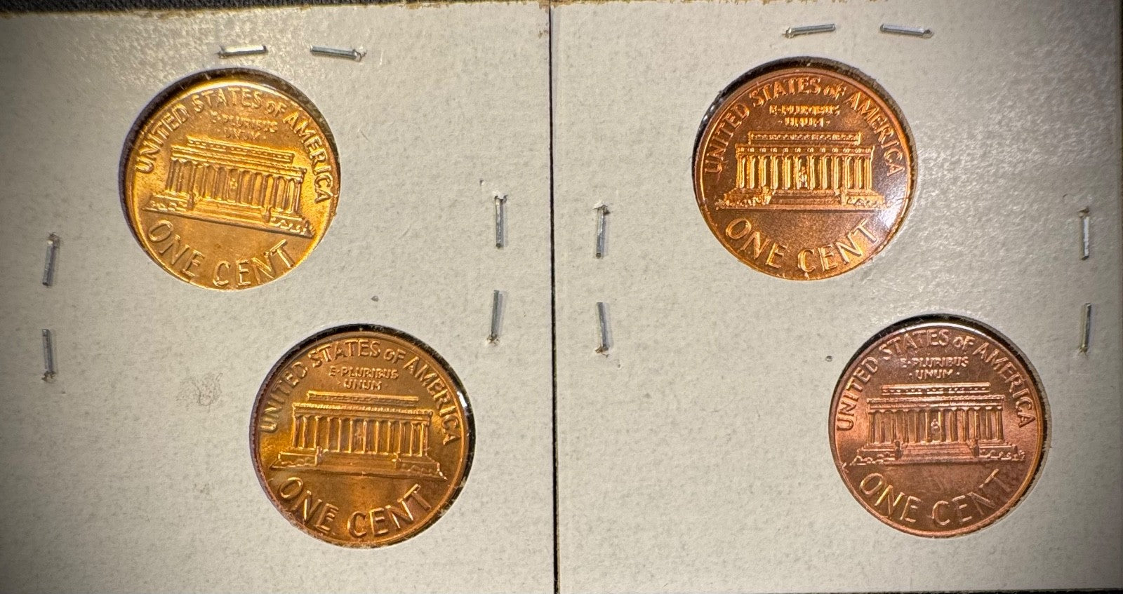 1970 P D S + S Lincoln Memorial Cent UNCIRCULATED + PROOF 4 Coin Lot1