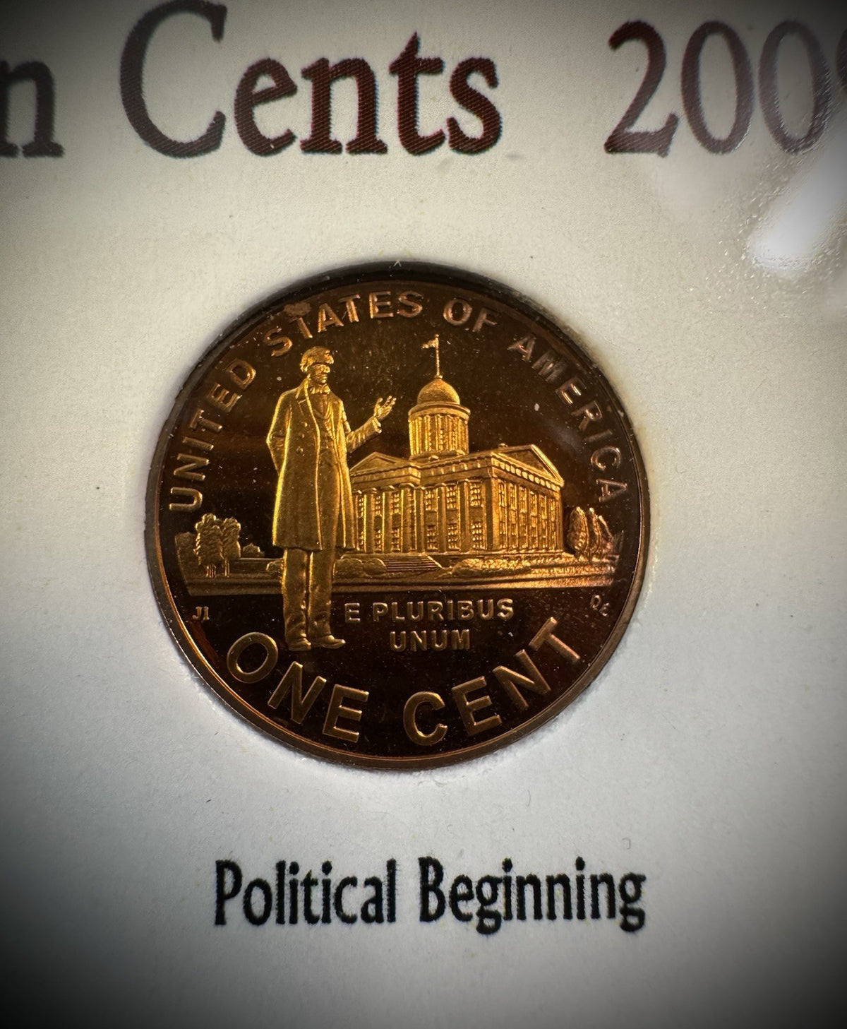 2009-S Lincoln Bicentennial Cent GEM PROOF 4 Coin Set GORGEOUS Naturally Toned6