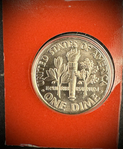 2007 P D Satin Finish Roosevelt Dime 2 Coin Lot From US Mint Uncirculated Set5