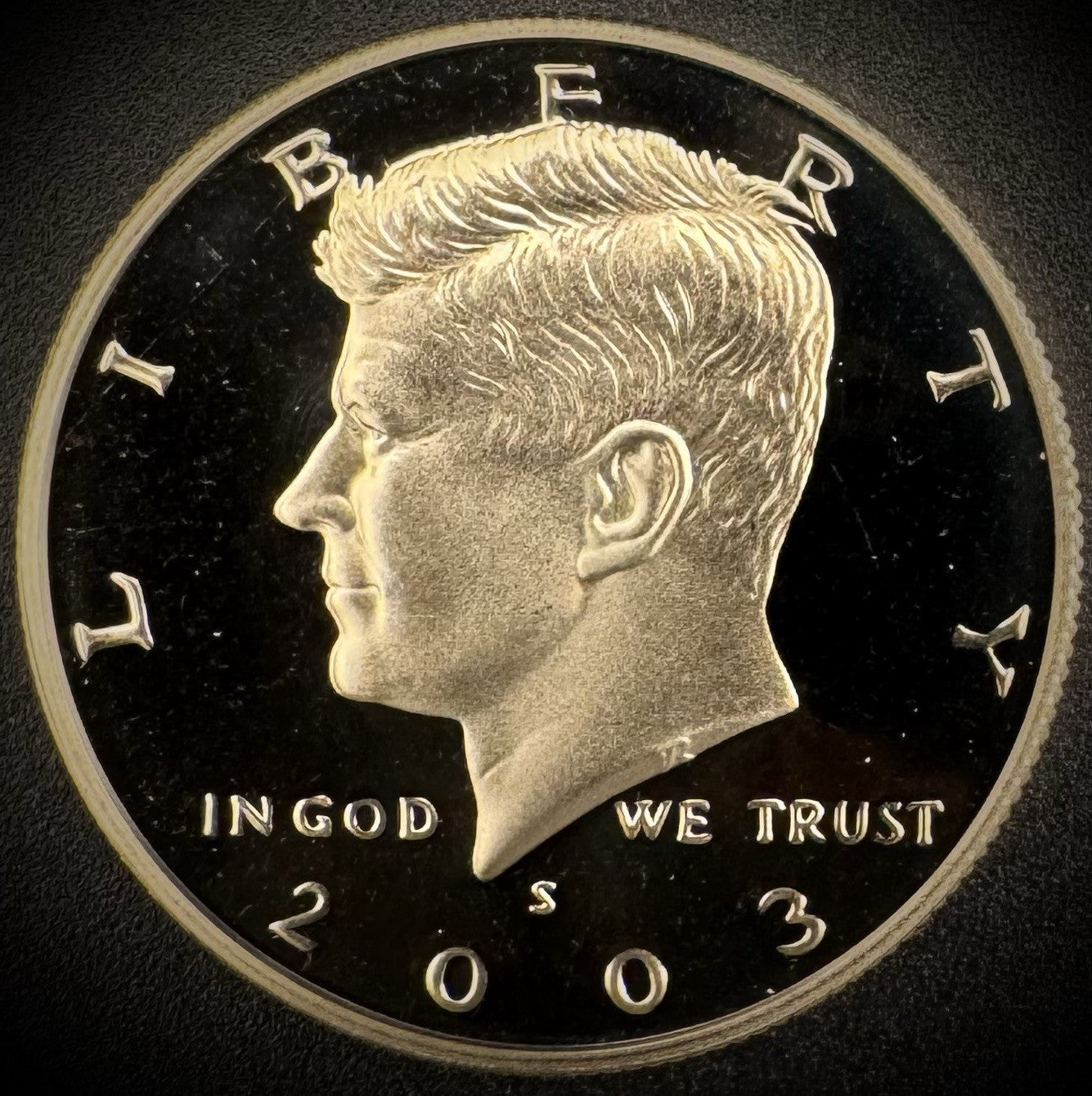 2003-S GEM PROOF Kennedy Half Dollar Clad 50C DEEP ULTRA CAMEO #10