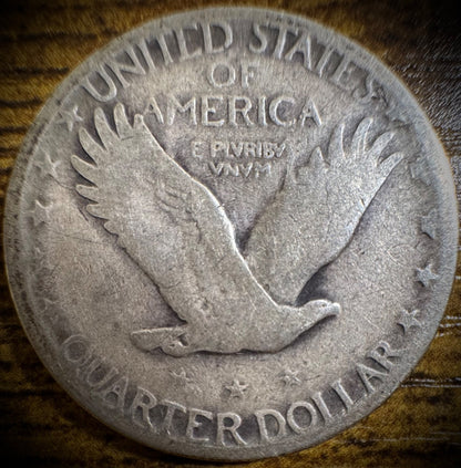 1927-S 25C Standing Liberty Quarter KEY DATE LOW Mintage 396,000 #31