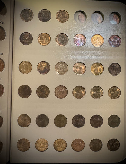 1909-2025 PDS Lincoln Cent PENNY Near COMPLETE Set 344 Coins KEYS PROOFS DANSCO8