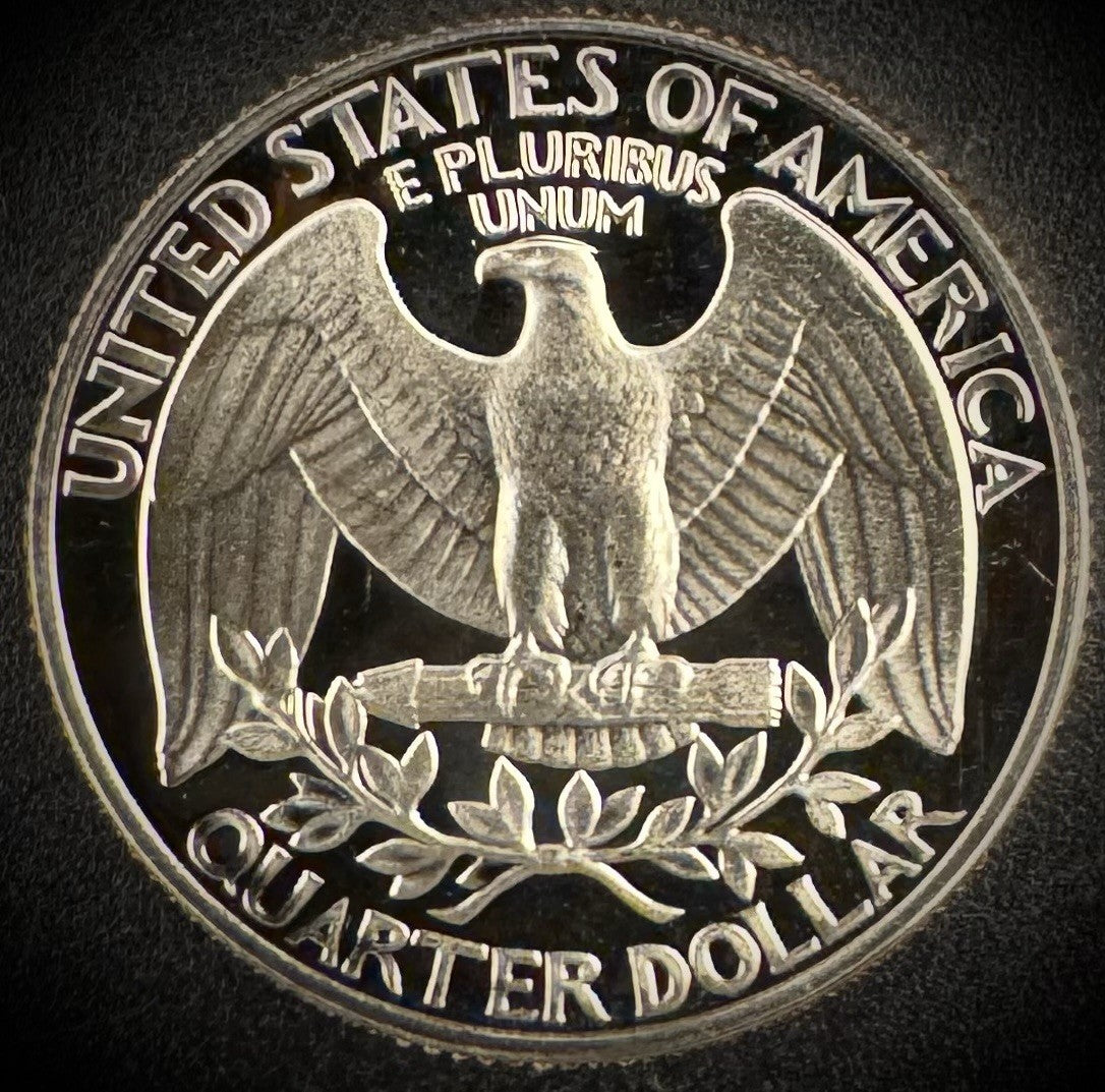 1991-S Washington Quarter GEM PROOF Clad DEEP ULTRA CAMEO Coin1