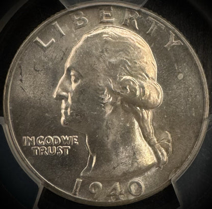 1940-D Washington Quarter PCGS MS65 GEM BU Brilliant Uncirculated2