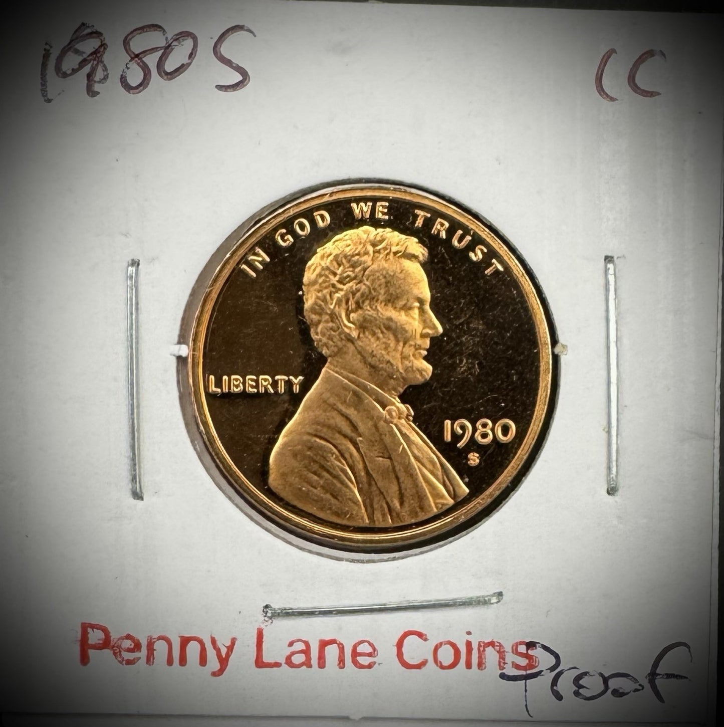 1980-1989 Lincoln Memorial Gem PROOF Cent 10 Coin Set2