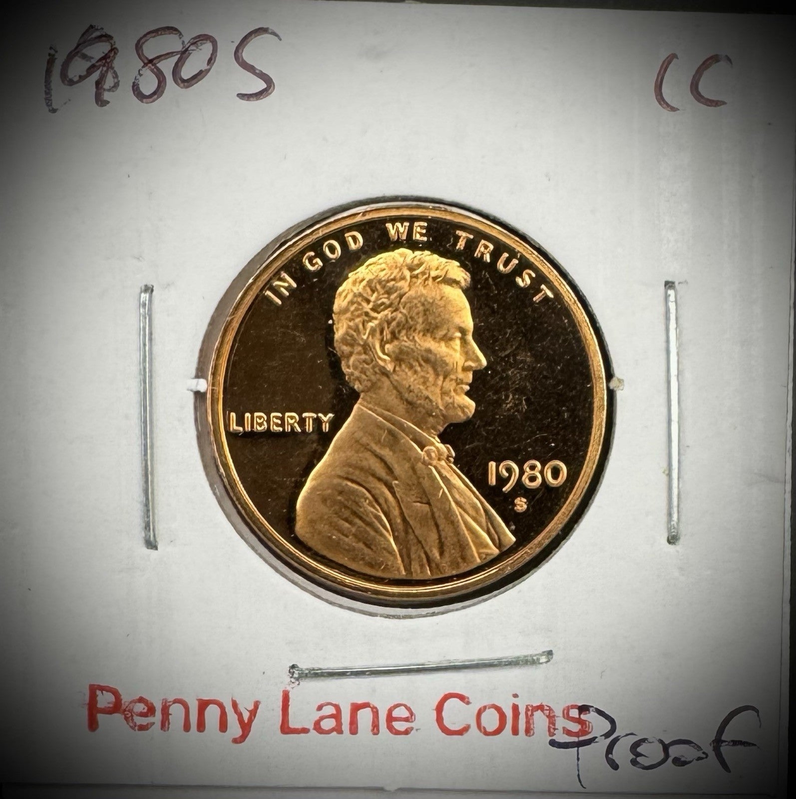 1980-1989 Lincoln Memorial Gem PROOF Cent 10 Coin Set2