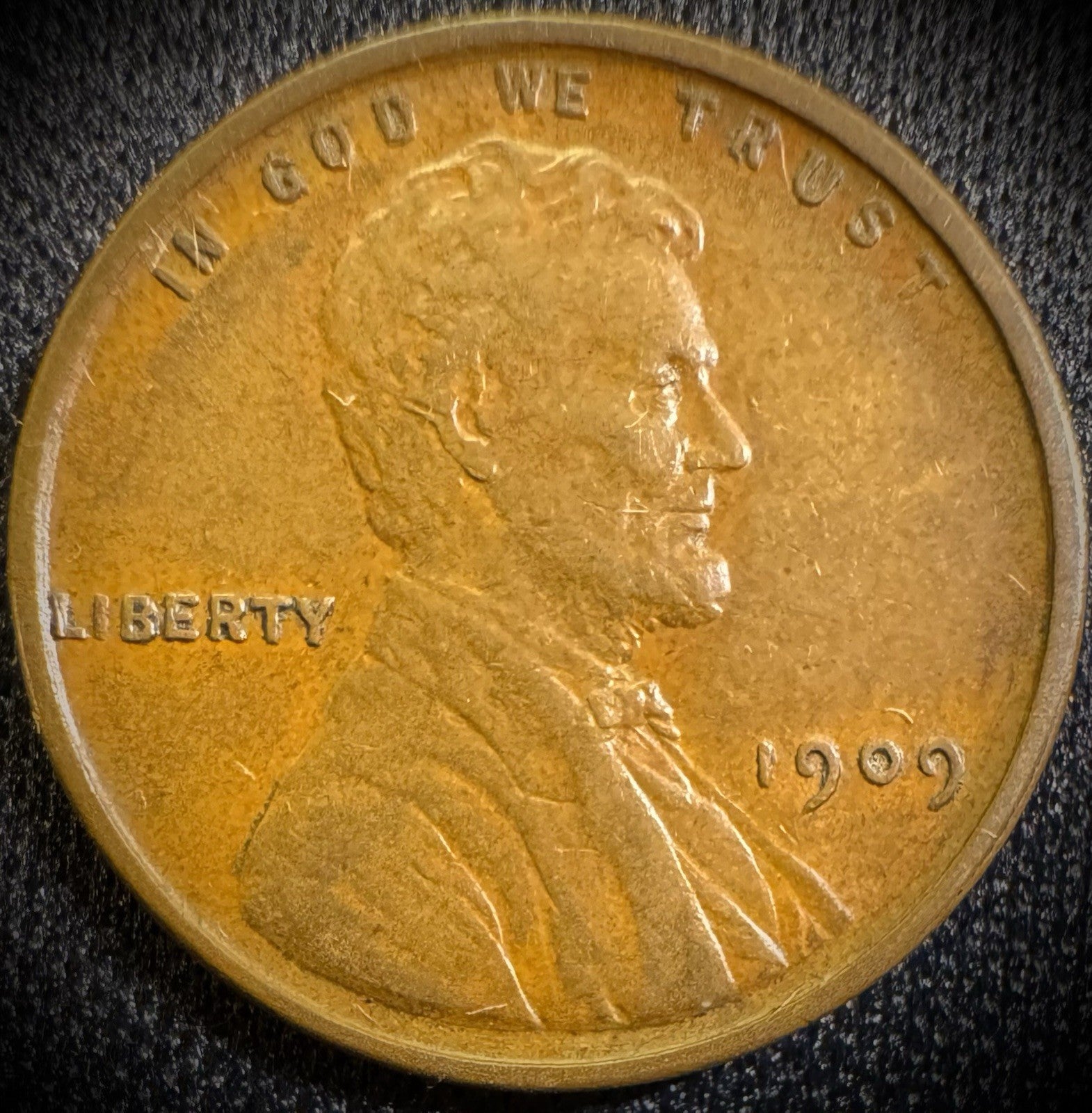 1909-P VDB Lincoln Wheat Cent Penny AU About Uncirculated First Year Of Type0