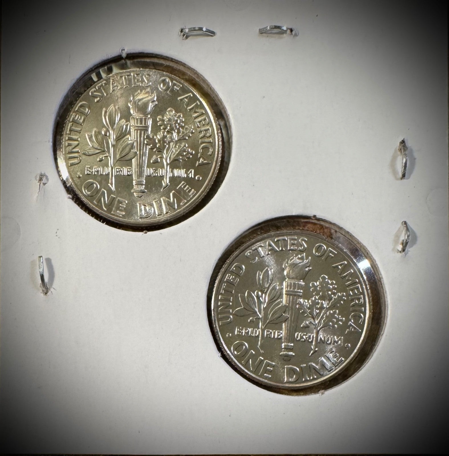 2024 Roosevelt Dime 10C P D Uncirculated 2 Coin Lot From OBW Rolls LOW MINTAGE1