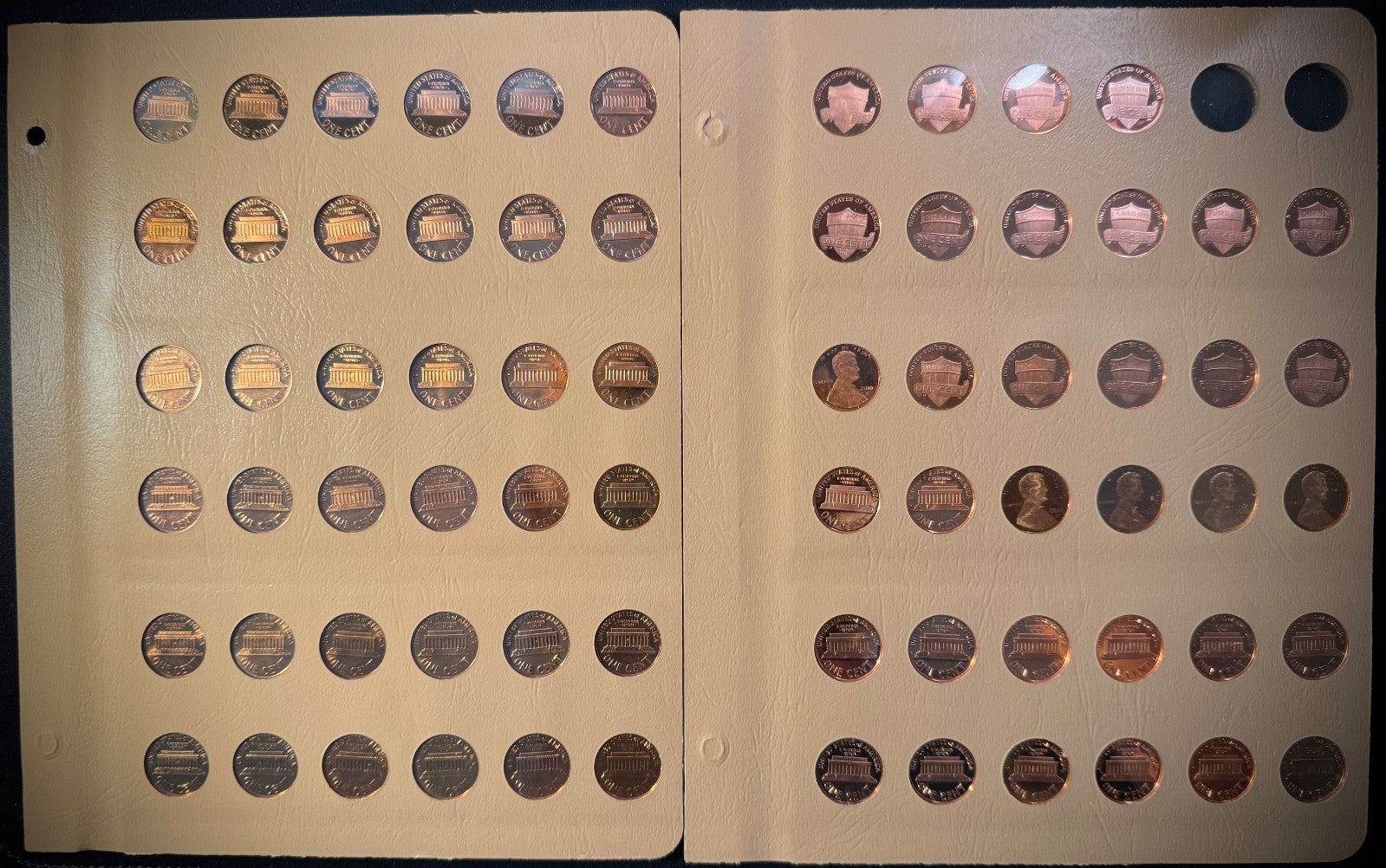 1959-2025 S Lincoln GEM PROOF Cents DEEP CAMEO COMPLETE 72 Coins NEW DANSCO Pgs1