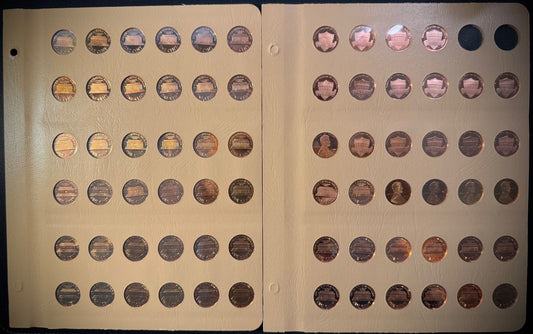 1959-2025 S Lincoln GEM PROOF Cents DEEP CAMEO COMPLETE 72 Coins NEW DANSCO Pgs1