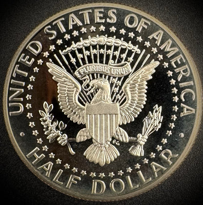 1989-S PROOF Kennedy Half Dollar Clad 50C DEEP ULTRA CAMEO1