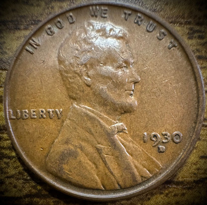 1930-D Lincoln Wheat Penny Cent #30