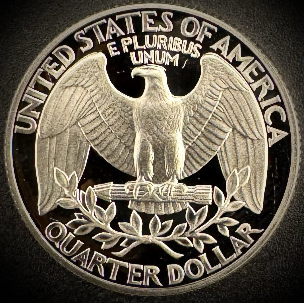 1987-S Washington Quarter PROOF Clad DEEP ULTRA CAMEO Coin1