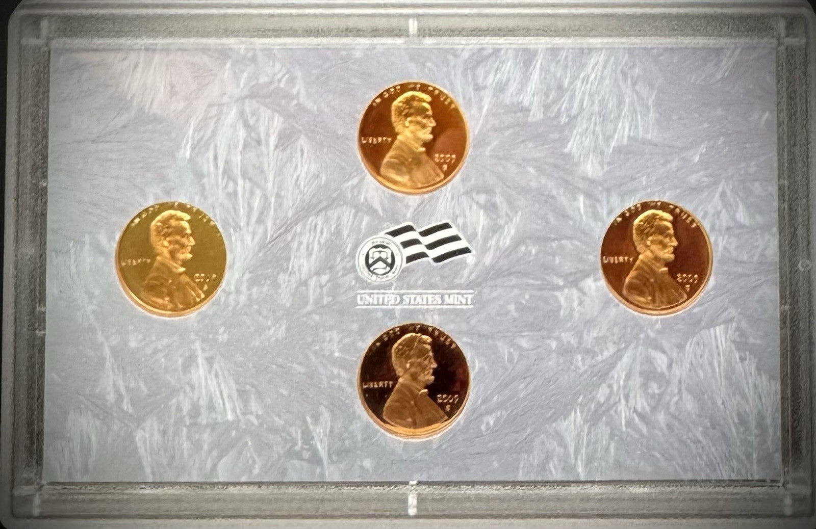 2009 US Mint Lincoln Bicentennial One Cent PROOF 4 Coin Set w OGP COA3