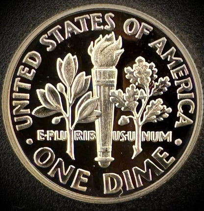 2002-S GEM PROOF Roosevelt Dime 10C Clad DEEP CAMEO Coin1
