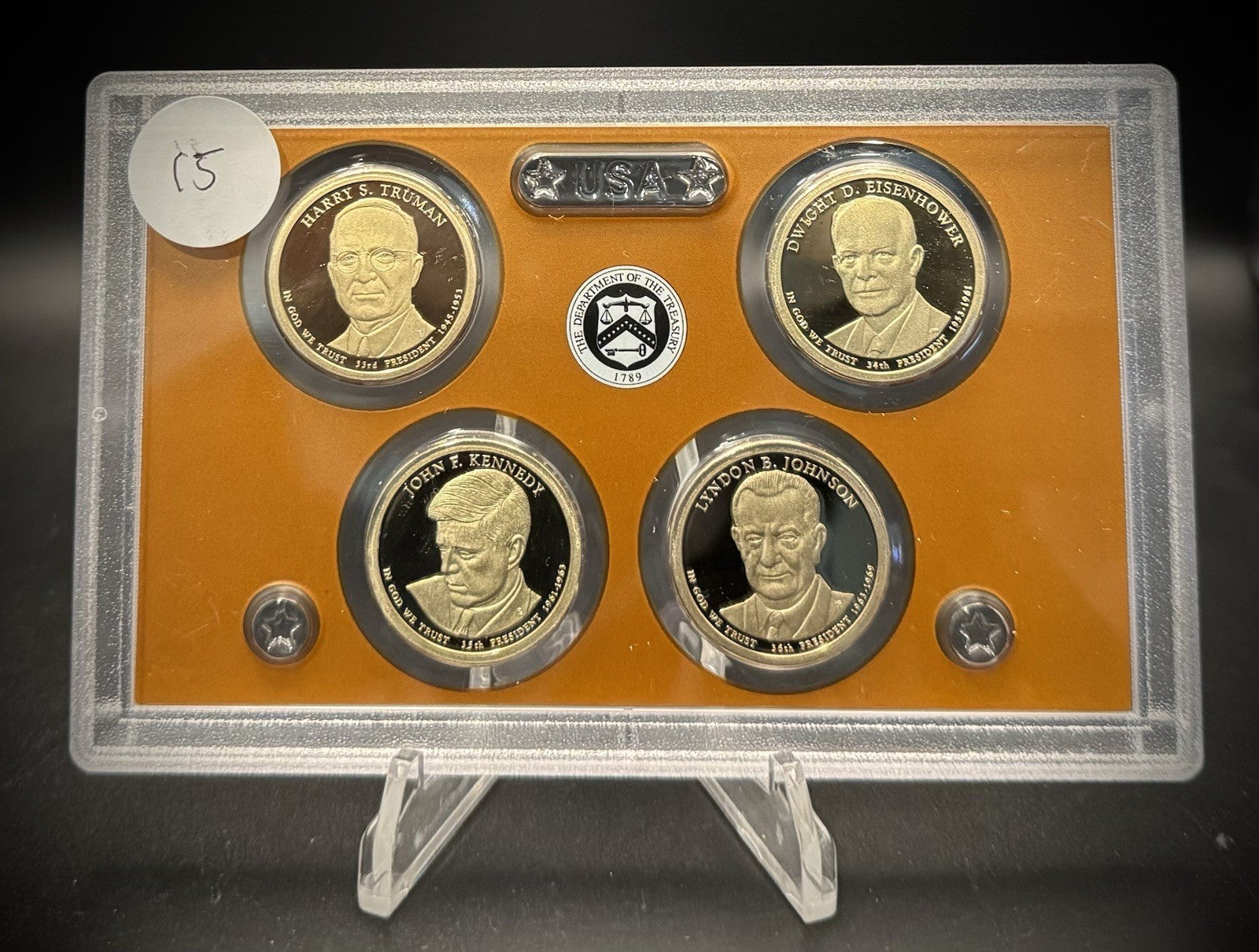 2007-2016 Presidential Dollar GEM PROOF Complete Collection 39 Coin Set US Mint20