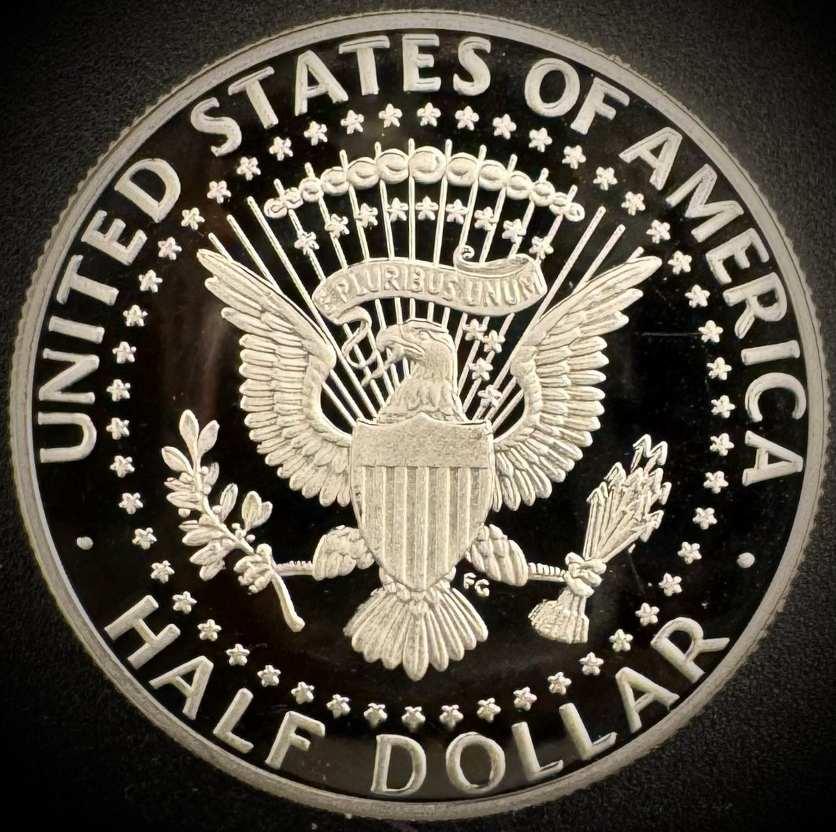 2022-S Kennedy Half Dollar GEM PROOF Clad DEEP ULTRA CAMEO Coin1
